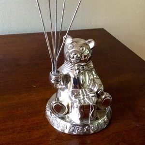 Godinger Silver Plate Bear Picture Holder